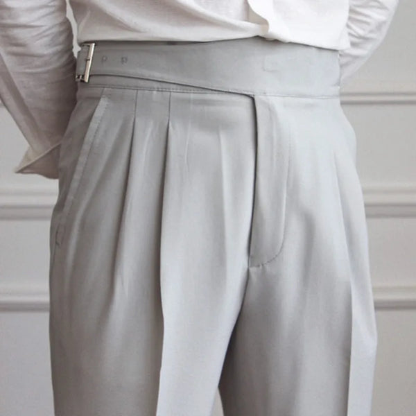 High Waist Versatile Belt Pants
