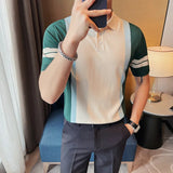 Knitted Casual Polo Shirts