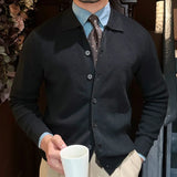 High Quality Knitting Pocket Cardigan