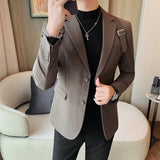 British Shoulder Strap Design Blazer