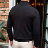 Half Zip Knitted Sweater