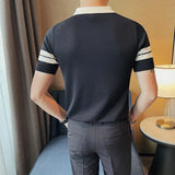 Knitted Casual Polo Shirts