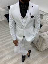 White Slim Fit Suit