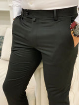 Black Italian Style Slim Fit