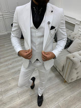 White Slim Fit Suit