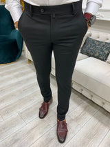 Black Italian Style Slim Fit