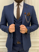 Navy Blue Slim Fit Suit