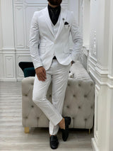White Slim Fit Suit
