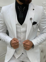 White Slim Fit Suit