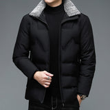 Padded Fur Collar Parkas Jacket