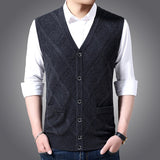 Sleeveless V Neck Cardigan