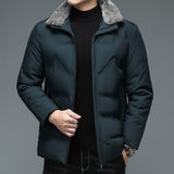 Padded Fur Collar Parkas Jacket