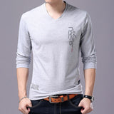 V Neck Long Sleeve Tee