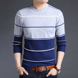 Striped Slim Fit Sweaters