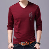 V Neck Long Sleeve Tee