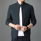 Stand Collar Zipper Jackets