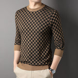 Knitted Pullover Crew Neck Sweater