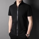 Short Sleeve Zipper Jackets