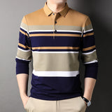 Striped Luxury Classic Fit Polo Shirt