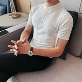 Silk Knitted Polo Shirts