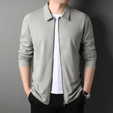 Lapel Casual Zipper