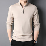 Luxury Zipper Polo Shirt