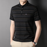 Striped Simple Polo Shirts