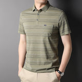 Striped Simple Polo Shirts