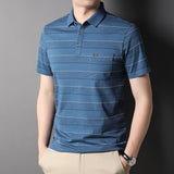 Striped Simple Polo Shirts