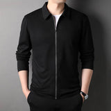 Lapel Casual Zipper