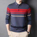 Stripped Casual Polo Shirts