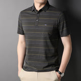 Striped Simple Polo Shirts