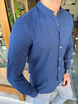 Judge Collar Cotton Shirt