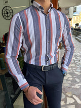 Linen Striped Slim Fit Shirt