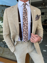 Special Design Double Slit Mono Collar Jacket