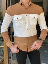 Special Design Bag Pocket Detailed Shirt