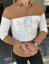 Special Design Bag Pocket Detailed Shirt