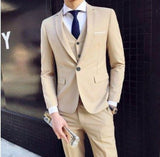 Luxury Men Suit (3Pcs/Set)
