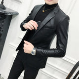 Leather Blazer