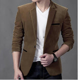 Casual Corduroy Blazer