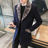 Fur Collar Wool Coat
