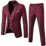 Formal Suit(Jacket+Pant+Vest)