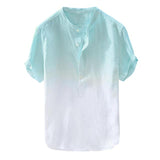 Summer Casual Shirt Stand Collar