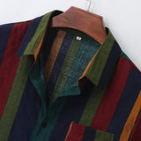 Blouse Beach Shirt Simple Stripe