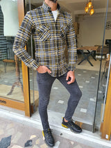 Slim Fit Striped Lumberjack Shirt