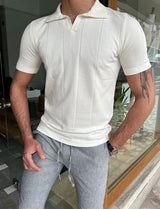Slim Fit Polo Neck T-Shirt