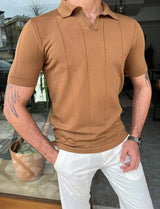 Slim Fit Polo Neck T-Shirt