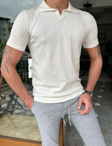 Slim Fit Polo Neck T-Shirt