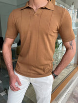 Slim Fit Polo Neck T-Shirt
