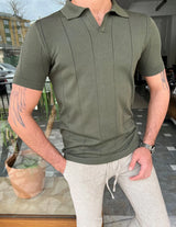 Slim Fit Polo Neck T-Shirt